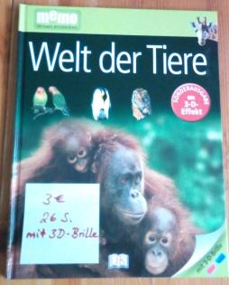 Tierbücher teilweise mit 3D-Brille