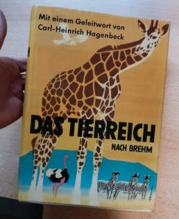 Das Tierreich nach Brehm aus 1959 altes Tierbuch