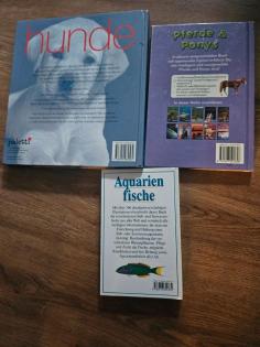 3 Stück diverse Tierbücher