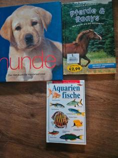 3 Stück diverse Tierbücher