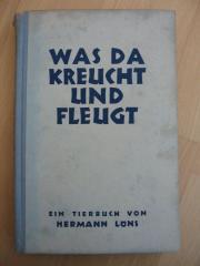 Was da kreucht und fleugt 1924, Tierbuch von Hermann Löns