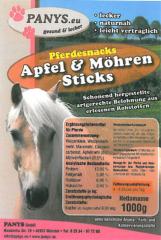 Pferde Snacks - Apfel Möhren - Maiskeimherzen - Ergänzungsfuttermitt