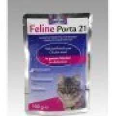 NEU Feline Porta 21 für Katzen im 100g Pouch - reines Naturprodukt