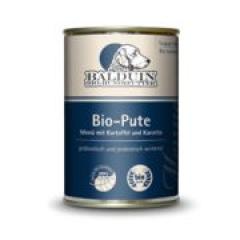 BIO-Hundefutter Balduin Bio Pute 410g Dosen