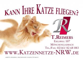 Montage von katzenschutznetz oder Freigehege