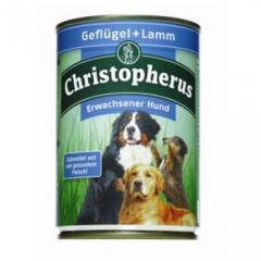 Christopherus Dog Hundefutter Geflügel Lamm 12 x 400g