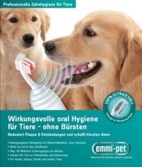 Emmi Pet - Wirkungsvolle orale Hygiene für Tiere ohne Bürsten