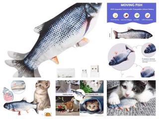 NEU Spielzeug Fisch für Katzen ideal auch um zu verschenken