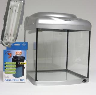 Design Aquarium 25 L inkl. Filter Beleuchtung