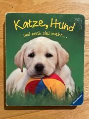 Katze, Hund, . Tierbuch, Pappbilderbuch