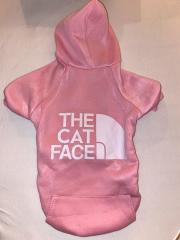 The Cat Face - Katzen Hoody rosa