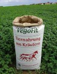 Pferdefutter mit Kräuter