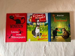 3 unterschiedliche Tierbücher